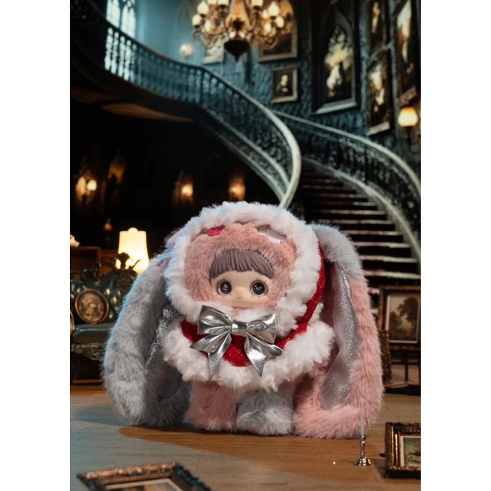 Maymei Winter Weirdness Plush Pendant‎ Keychain Confirmed Christmas Bunny Pink